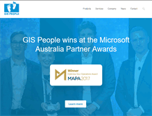 Tablet Screenshot of gispeople.com.au